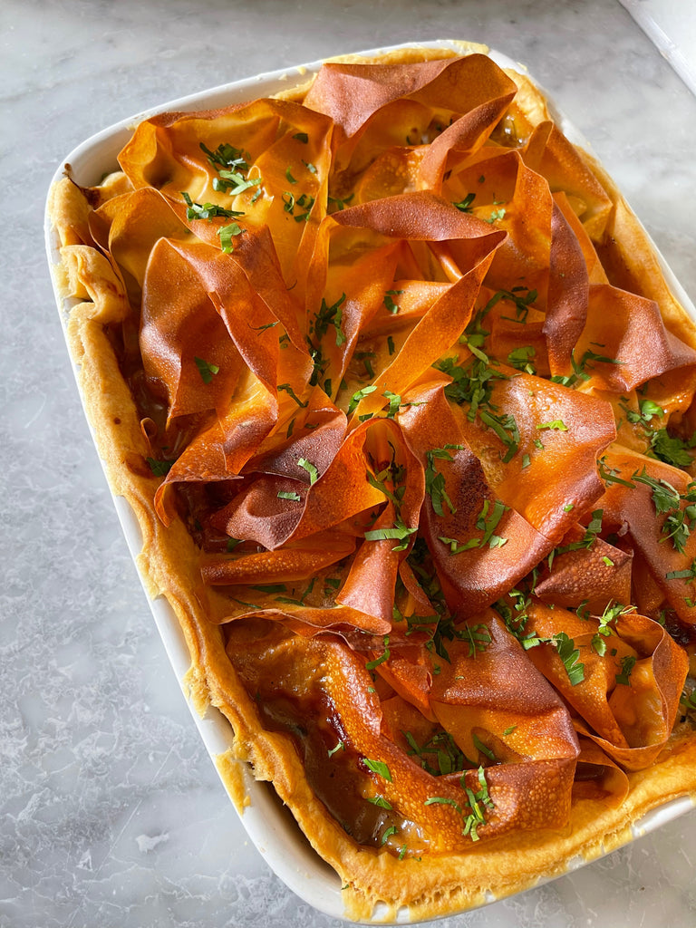 Chicken & Chorizo Filo Pie by Barry Horne