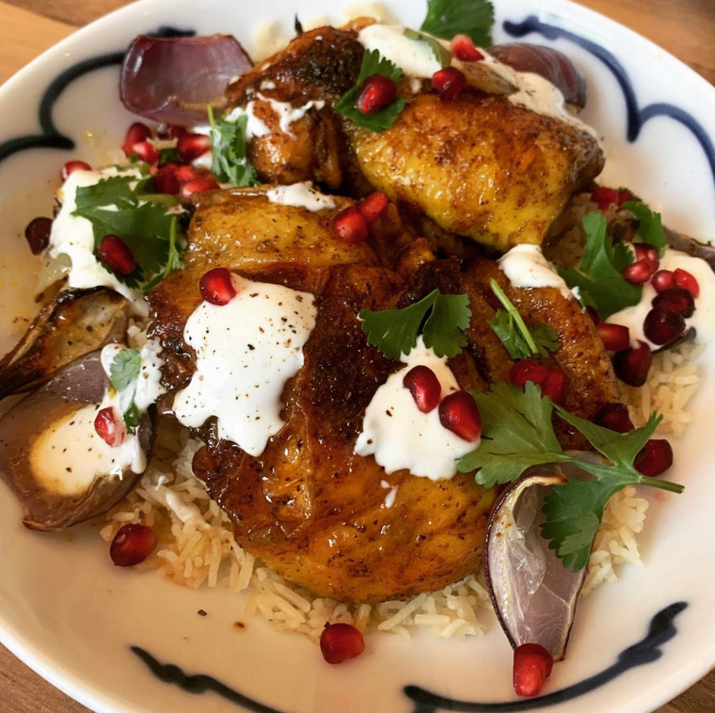 Persian inspired Flat Iron Chicken