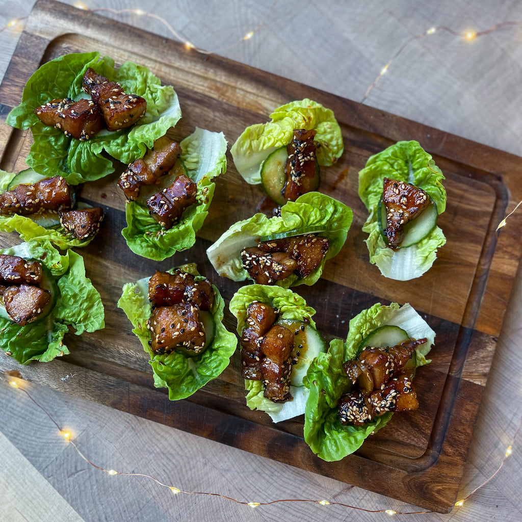 Sticky Pork Belly Bites by Barry Horne