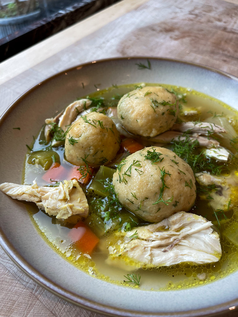 Matzo/Matzah Ball Soup by Barry Horne