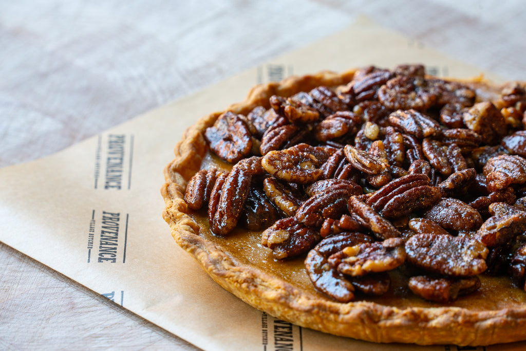 Thanksgiving Pumpkin & Pecan Pie by Barry Horne