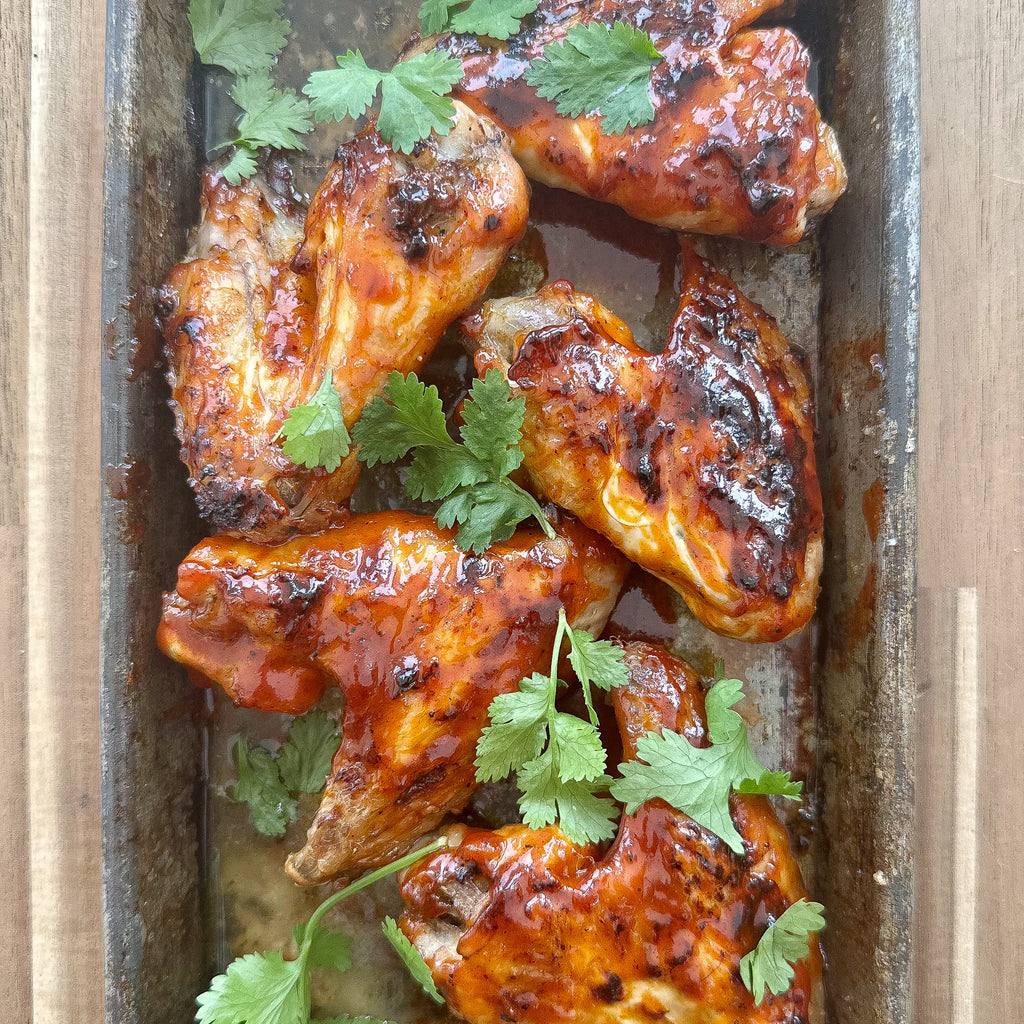 Sticky Sriracha Chicken Wings by Matt Burgess