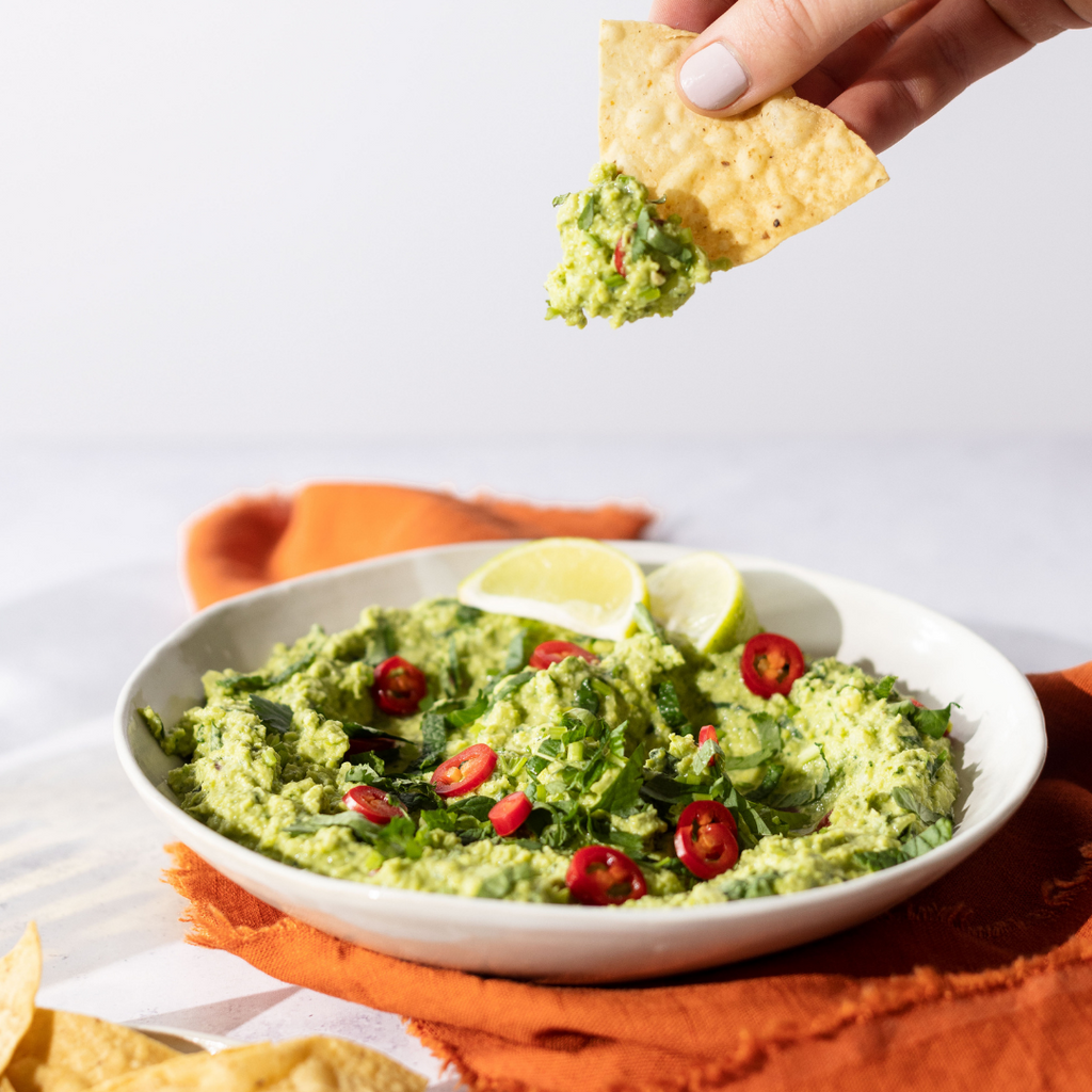 Blanco Niño' Green Pea Guacamole