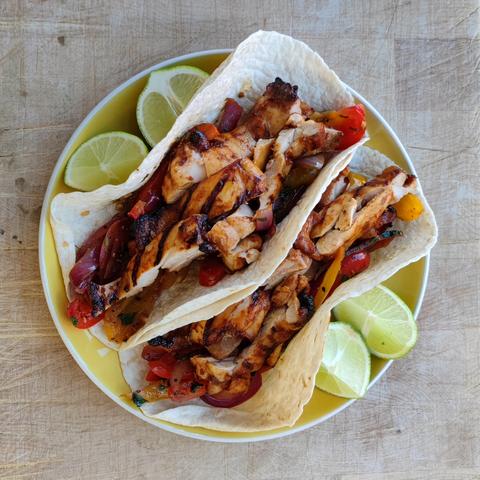 Chipotle Chicken Fajitas by Barry Horne