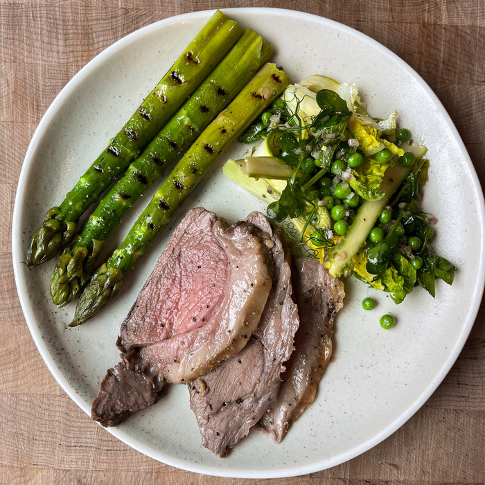Garlic Rosemary and Lemon Marinated Butterflied Lamb Leg