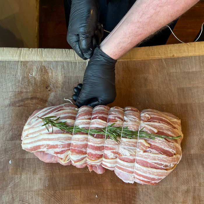 Christmas | Free Range Turkey Crown with Bacon & Stuffing