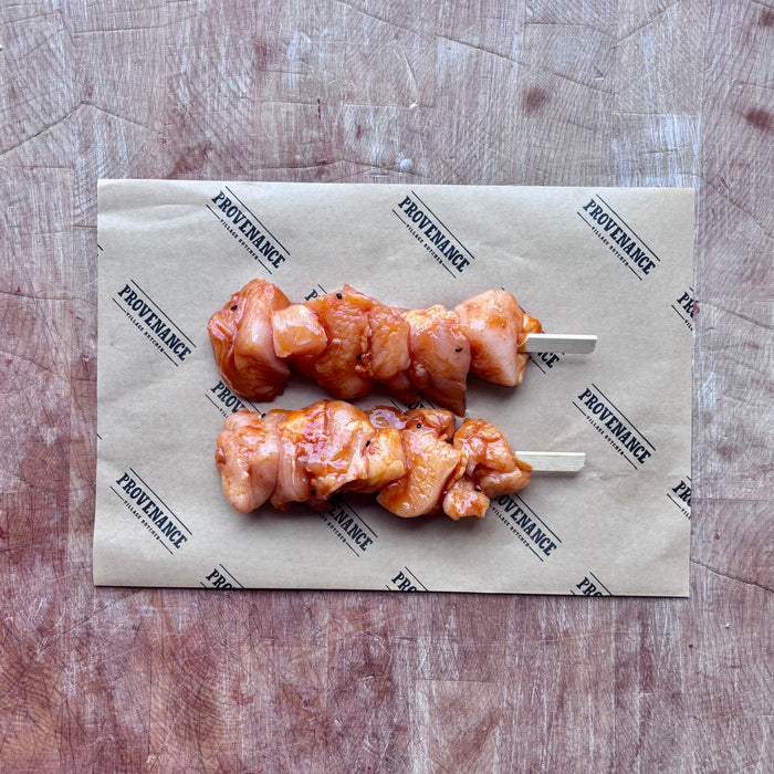 Marinated Chicken Breast Skewers x2