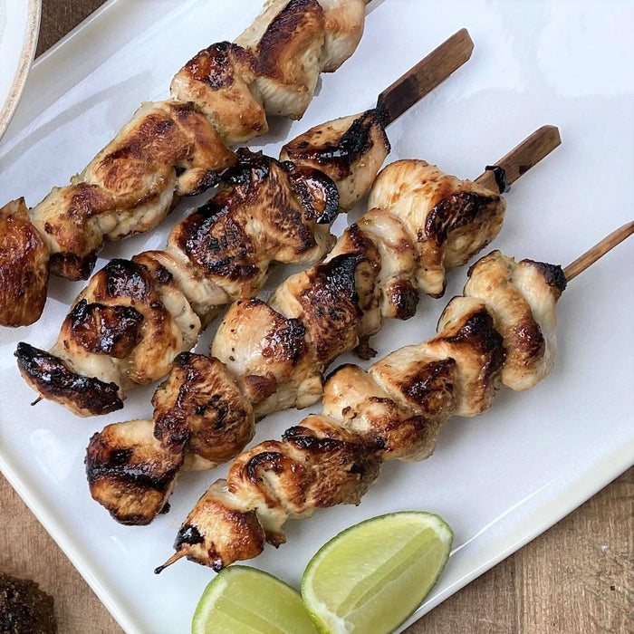Marinated Chicken Breast Skewers x2