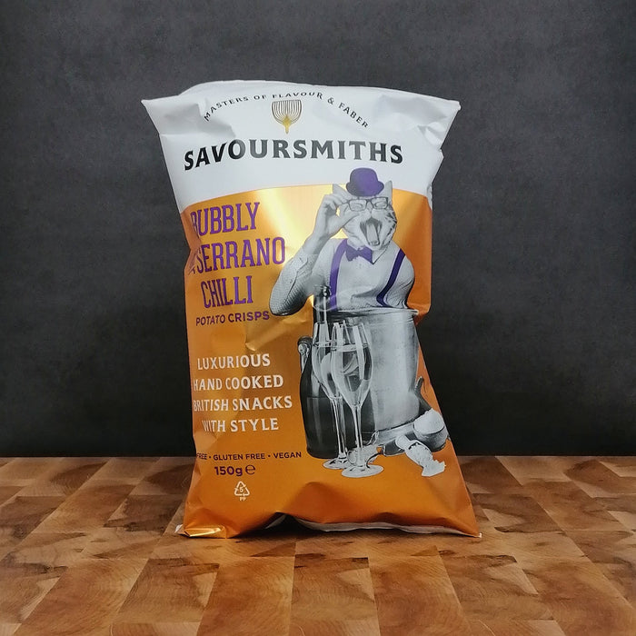 Savoursmiths - Bubbly & Serrano Chilli Crisps by Provenance