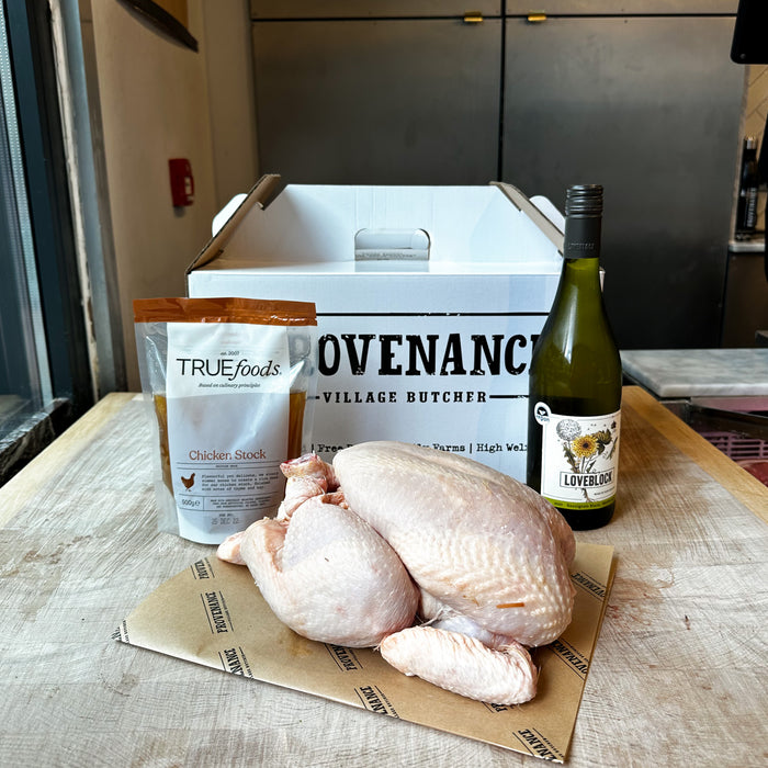 Roast Chicken & Wine Box