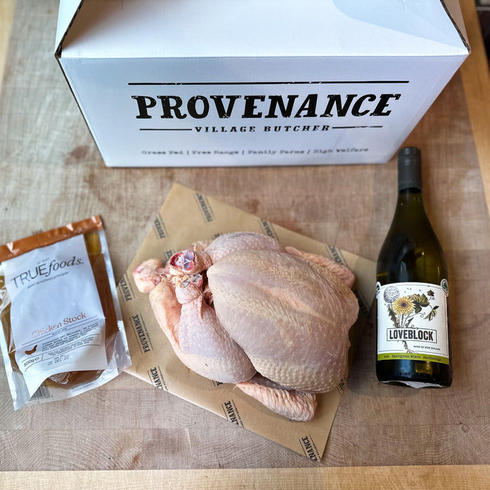 Roast Chicken & Wine Box