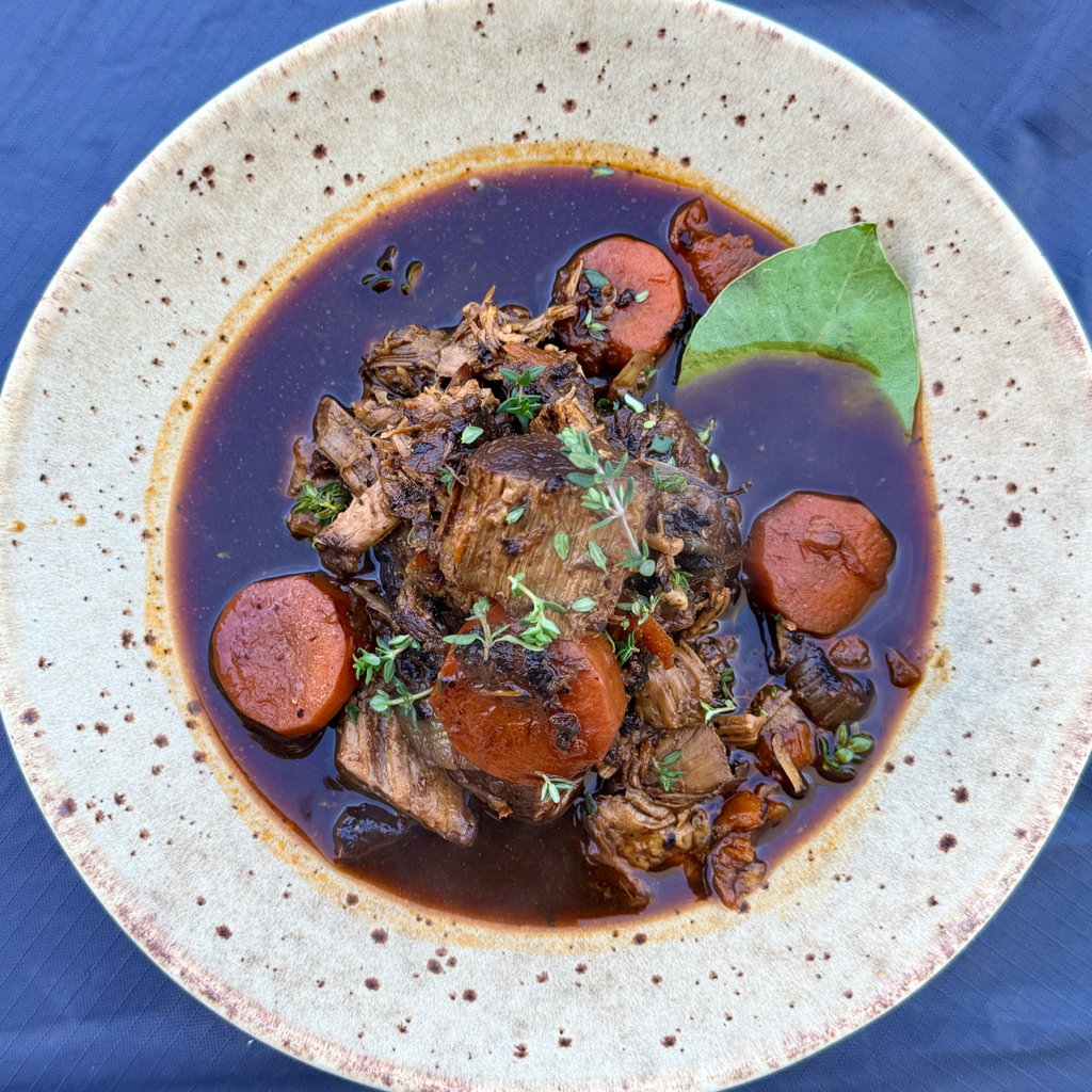 Red Wine Braised Beef Shin by Matt Burgess
