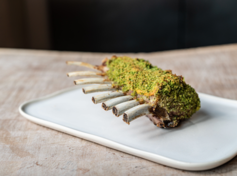 Mustard and Herb Rack of Lamb by Barry Horne
