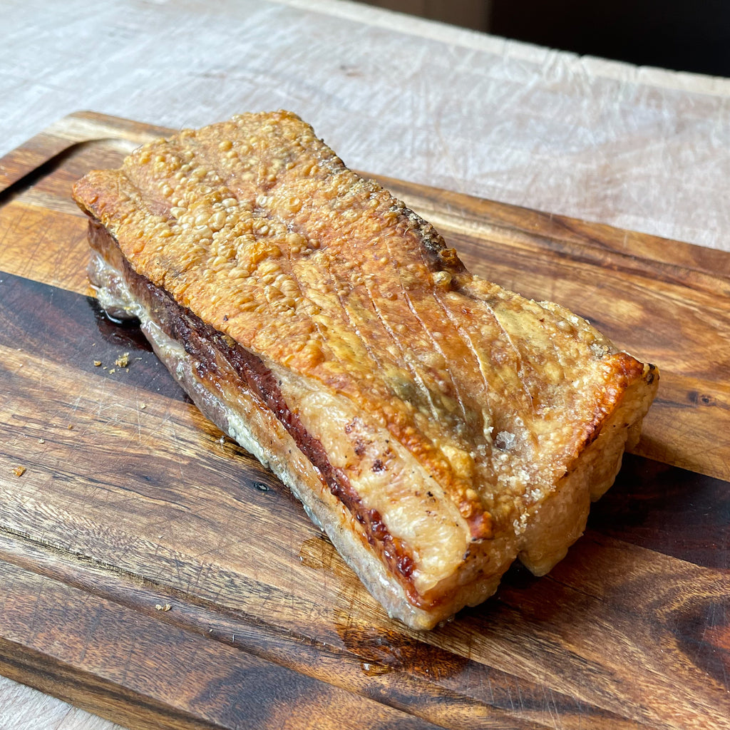 Chinese style Pork Belly with the best crackling