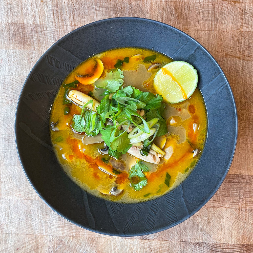 Tom Kha Gai (Thai coconut soup) by Barry Horne