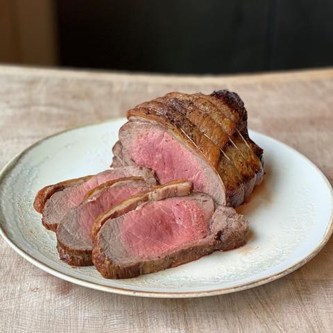 Roast Rolled Sirloin with Red Wine Gravy