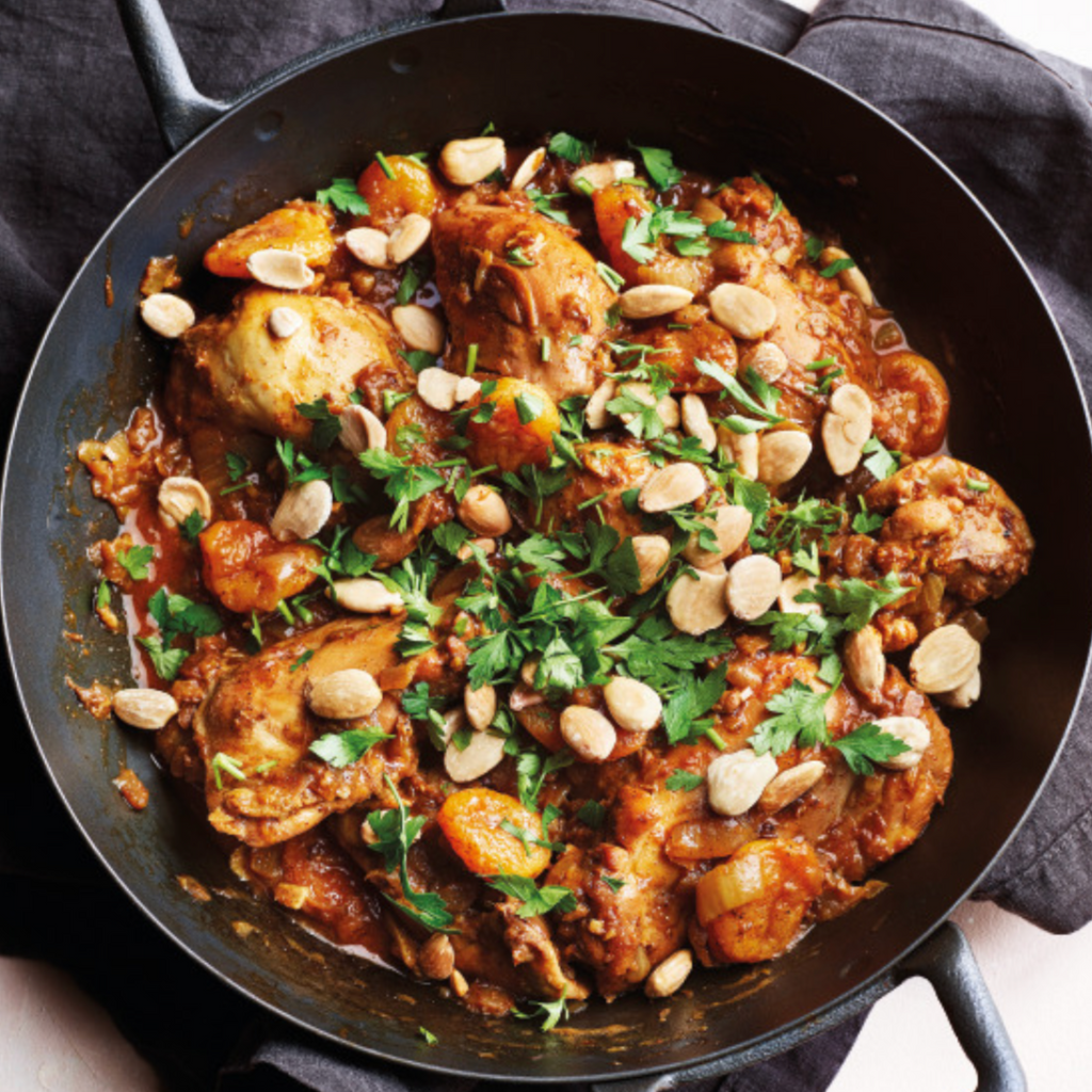 Chicken, Apricot, Orange  & Almond Tagine by Sabrina Ghayour