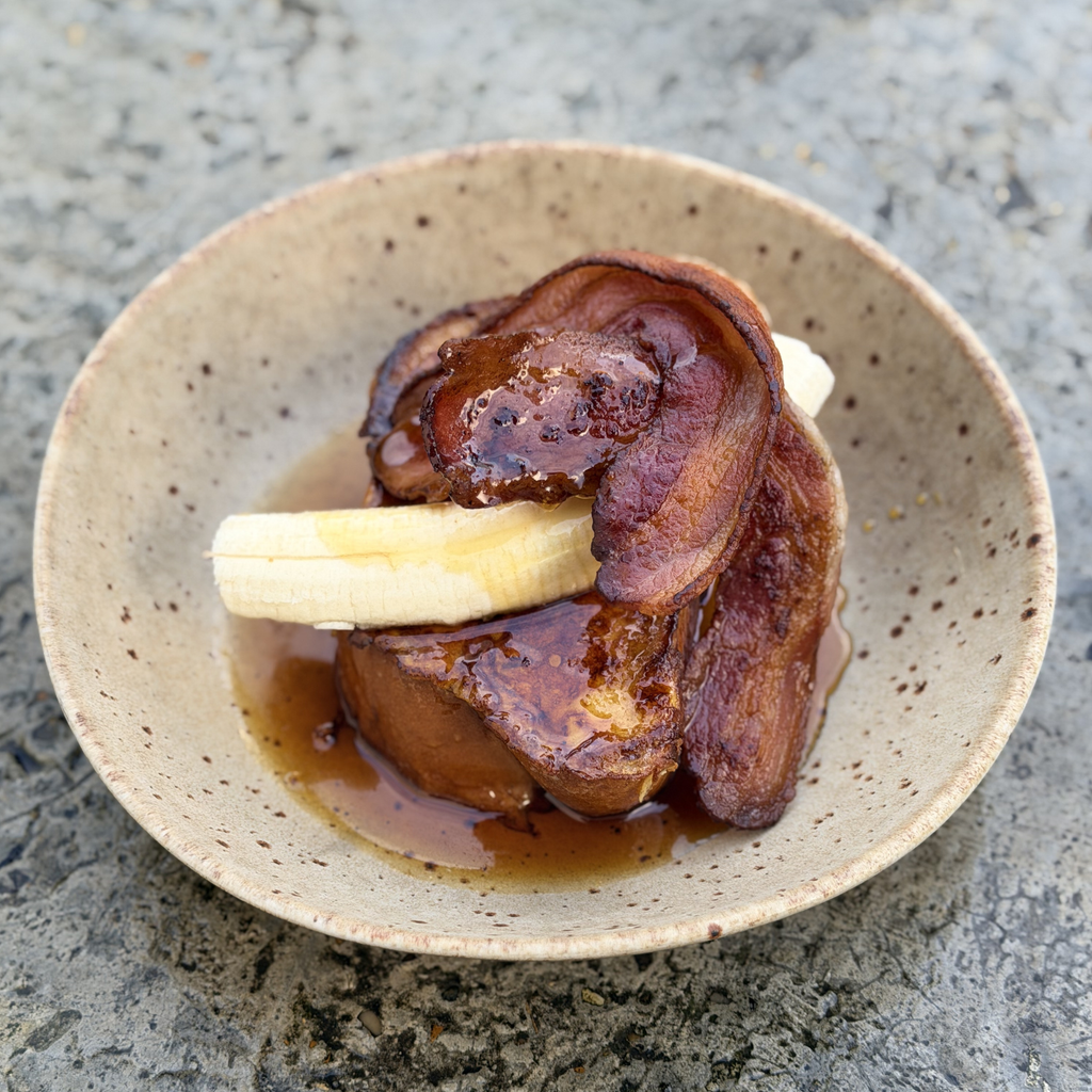 French Toast with Bacon & Banana by Matt Burgess