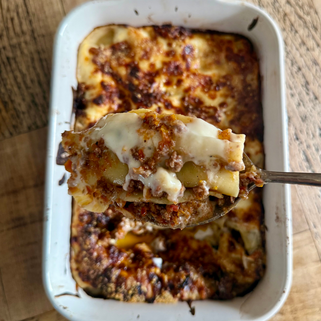 Farm Wilder Regenerative Beef Cannelloni with Tomato & Basil by Matt Burgess