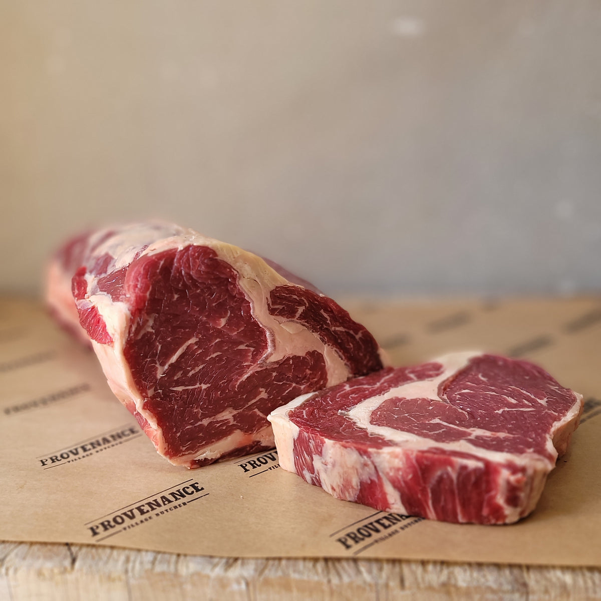 UK Retired Dairy Cow Ribeye Steak Provenance Village Butcher Delivery
