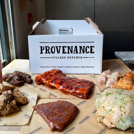 The Ready to Grill Provenance Box - all BBQ meat essentials in one!