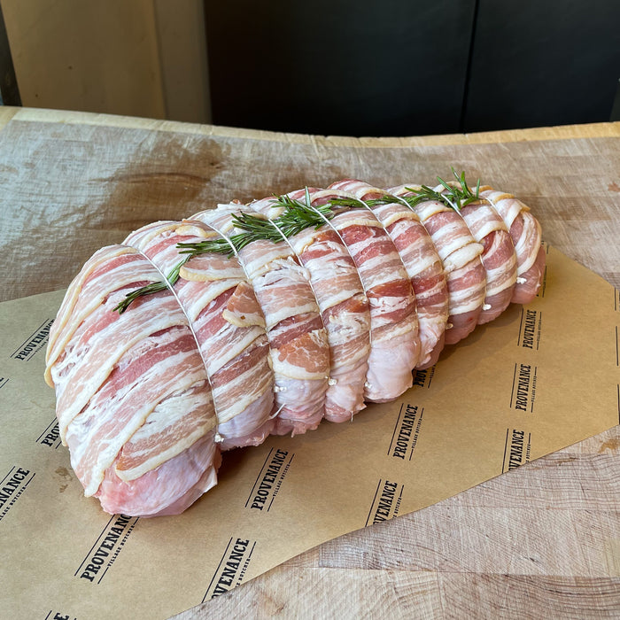 Christmas | Free Range Turkey Crown with Bacon & Stuffing