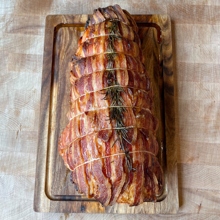 Free Range Turkey Crown with Bacon & Stuffing
