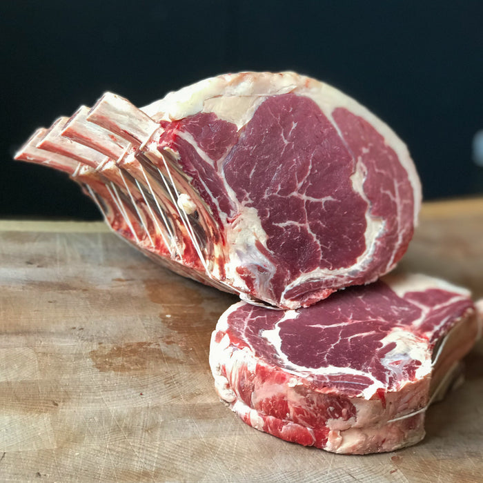 Grass Fed Rib of Beef  Provenance Village Butcher Delivery