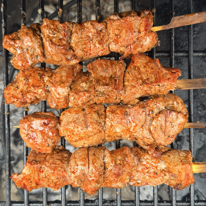 Lamb Leg Skewers In Greek Inspired Marinade x 2