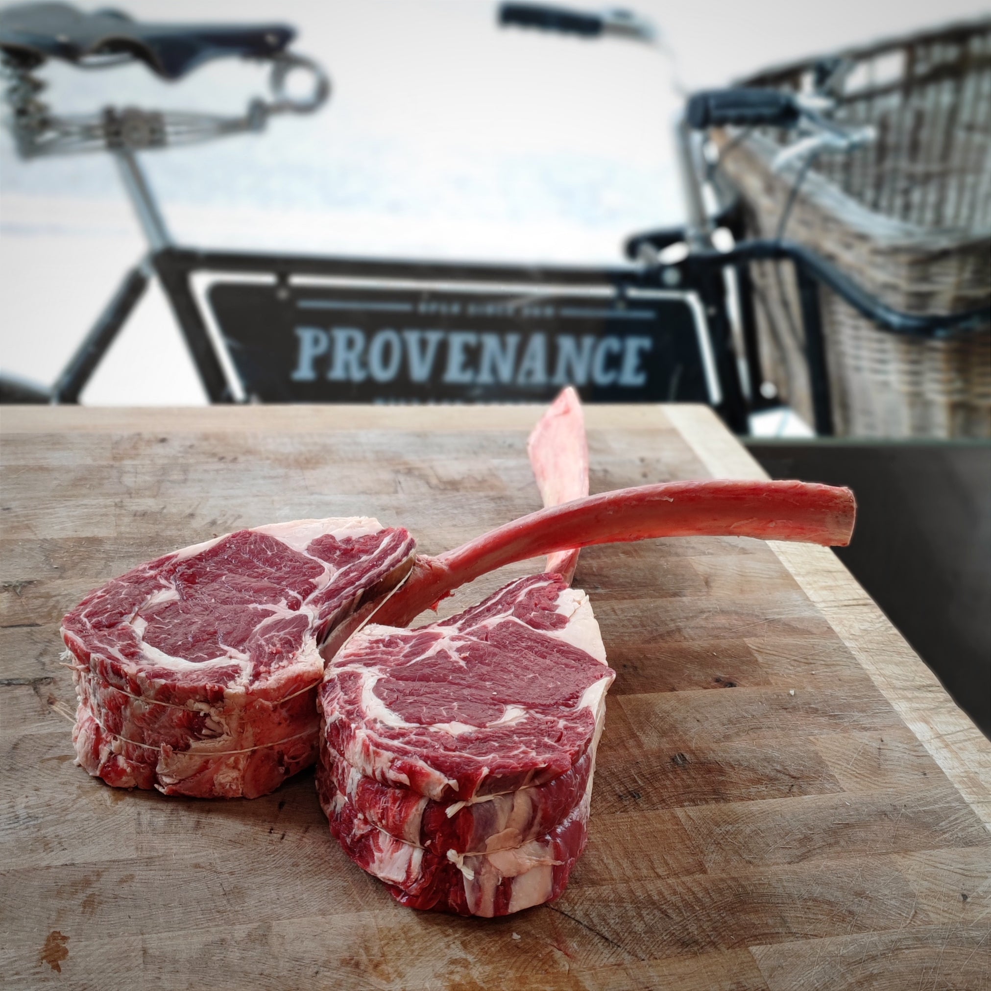 Grass Fed Tomahawk Steak 1kg Provenance Village Butcher Delivery 8588