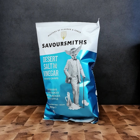 Savoursmiths-Desert Salt & Vinegar Crisps by Provenance Butcher 